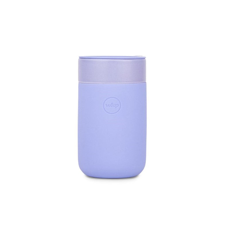 Ceramic Travel Mug with Silicone Sleeve - 16 oz.