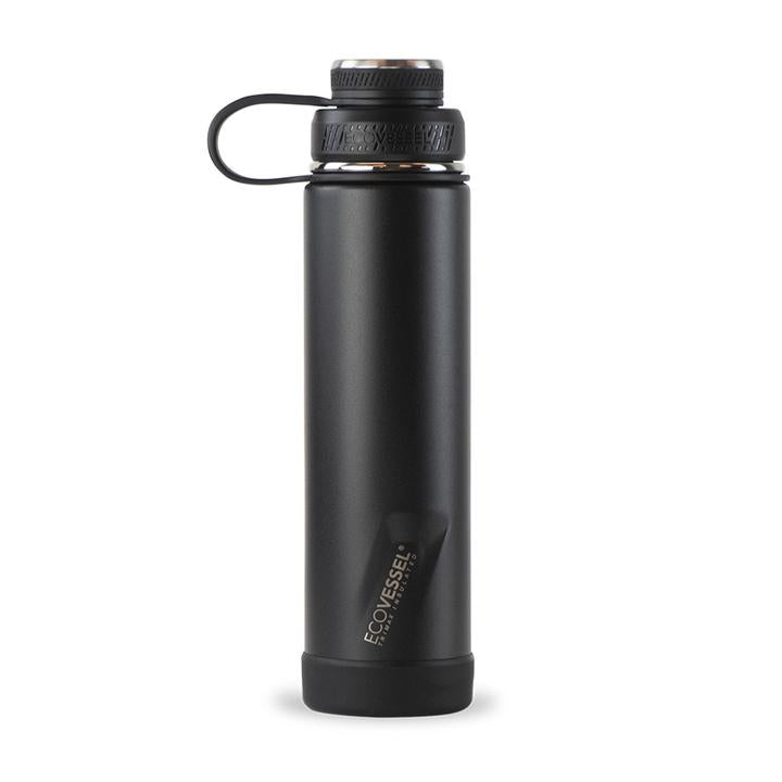 Insulated Stainless Steel Water Bottle (Black)