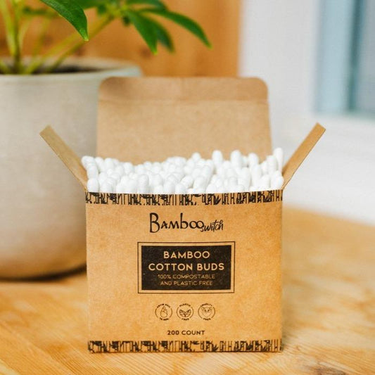 Compostable Bamboo Cotton Swabs