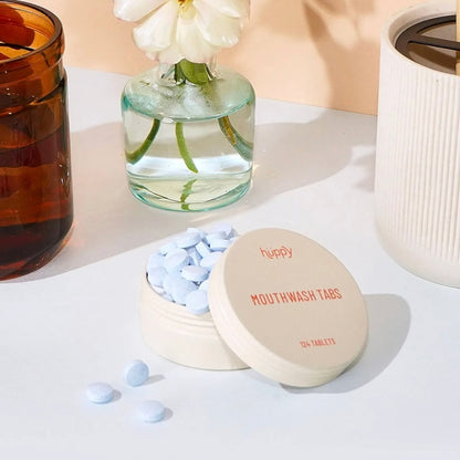 Plastic-Free Mouthwash Concentrate Tablets - Cool Mint