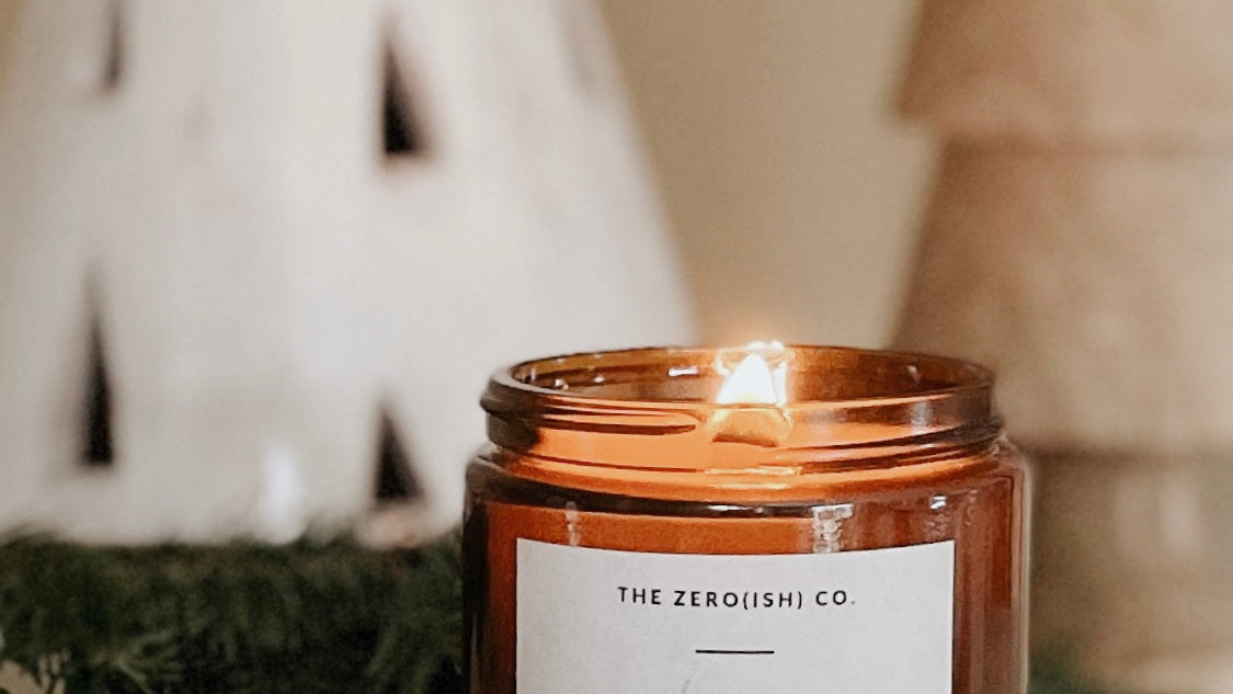 Coconut Soy Holiday Scented Candle - 8.5 oz. Amber Jar