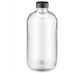 Glass Bottle - Clear Boston Round