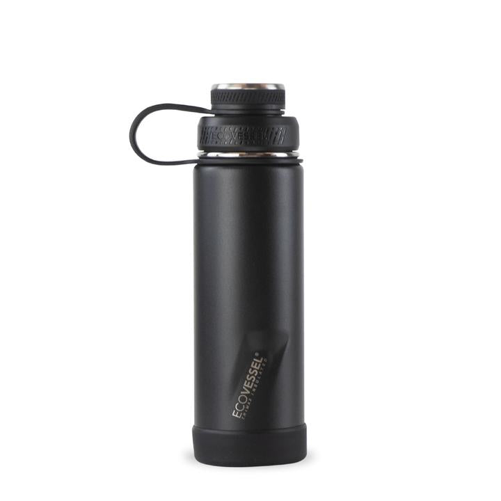 Insulated Stainless Steel Water Bottle (Black)