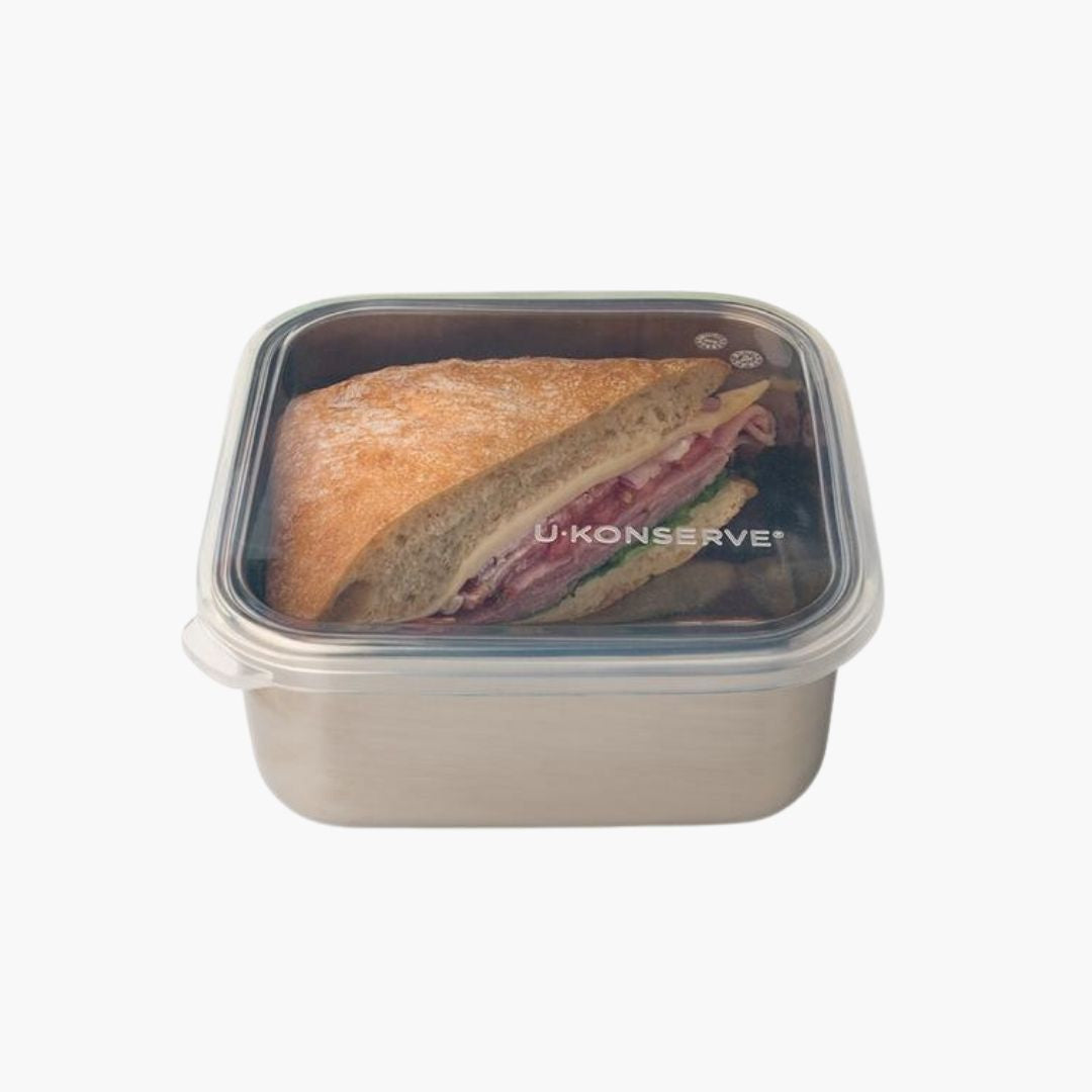 Square Stainless Steel Food Storage Container