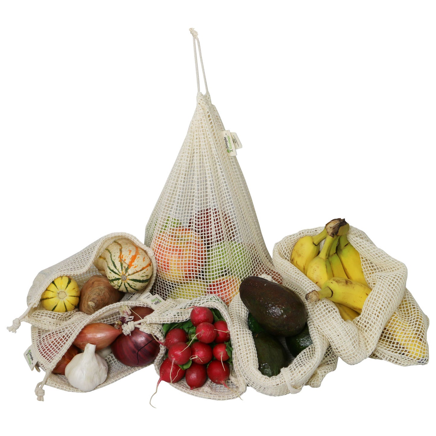 Cotton Mesh Produce Bags