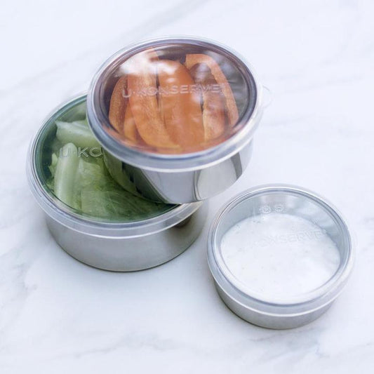 Round Stainless Steel Food Storage Container