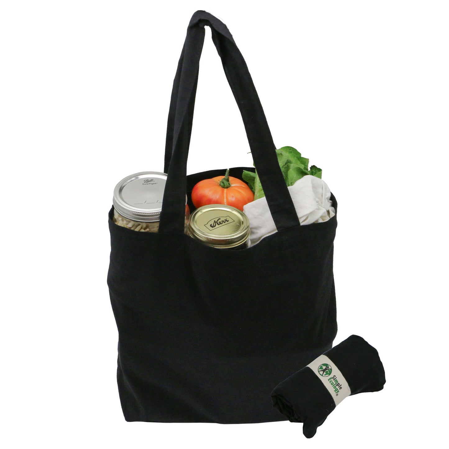 Roll-Up Cotton Tote Bag