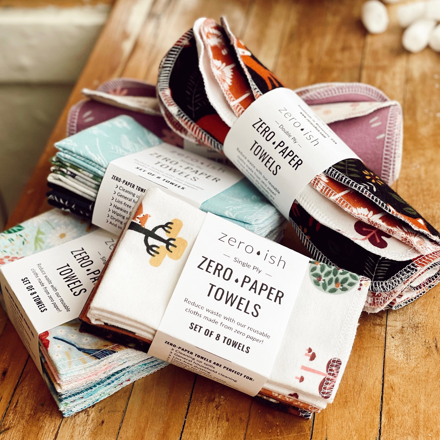 Double Ply Zero-Paper Towels – The Zeroish Co.