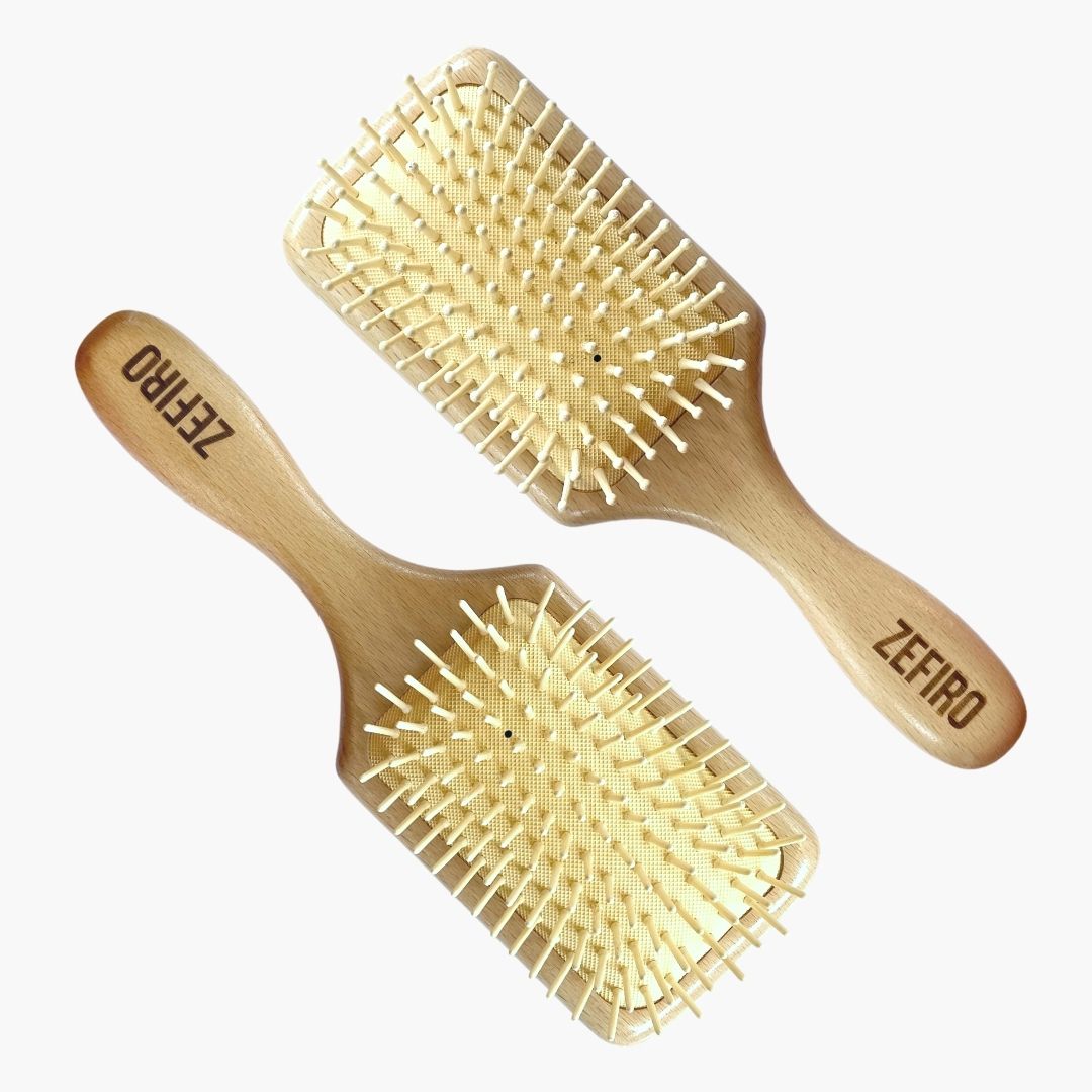 Wood Hairbrush - Large Paddle