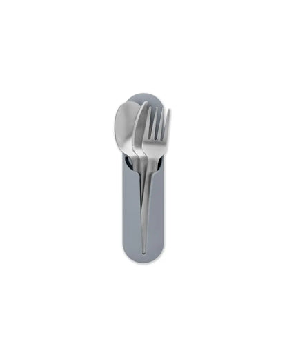 Travel Utensil Set with Silicone Case